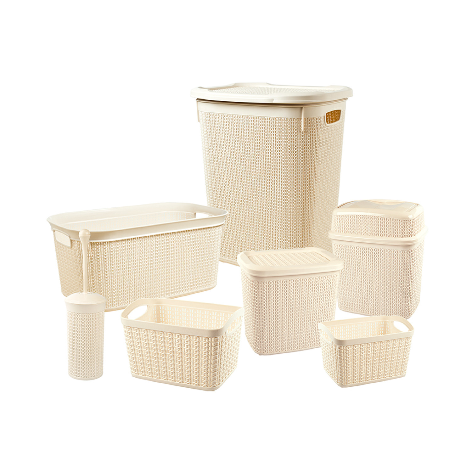 Kit 7 Piezas Baño 7house Ordenación Baño 1